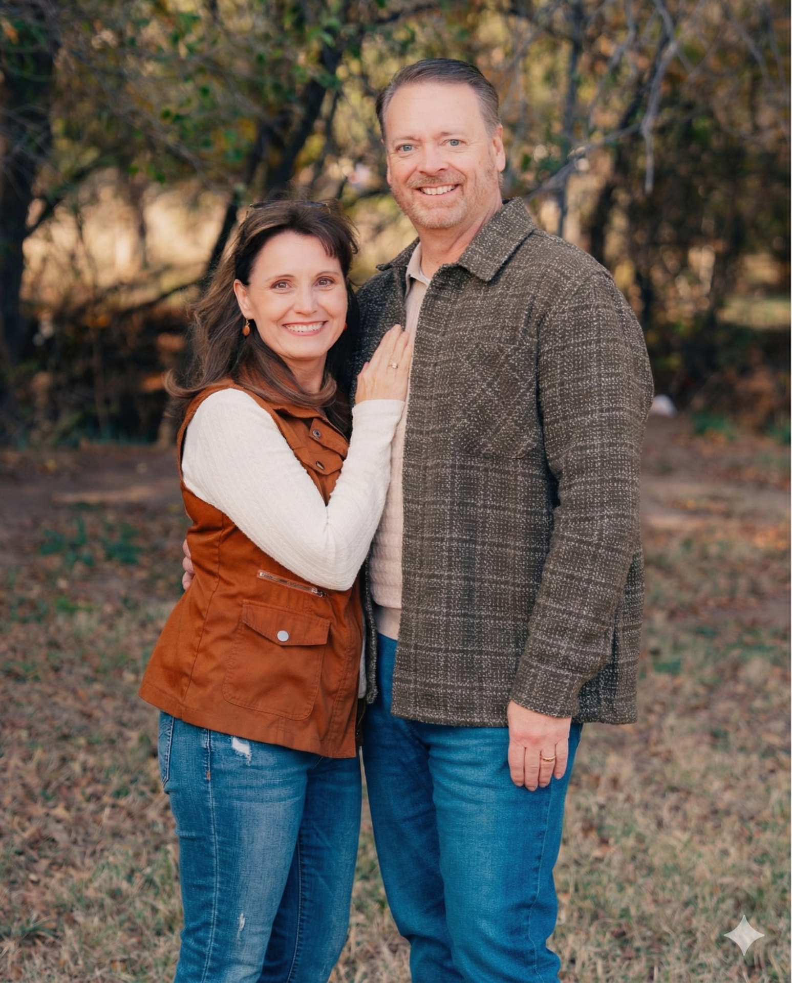 Chris Welch with his wife, Robin